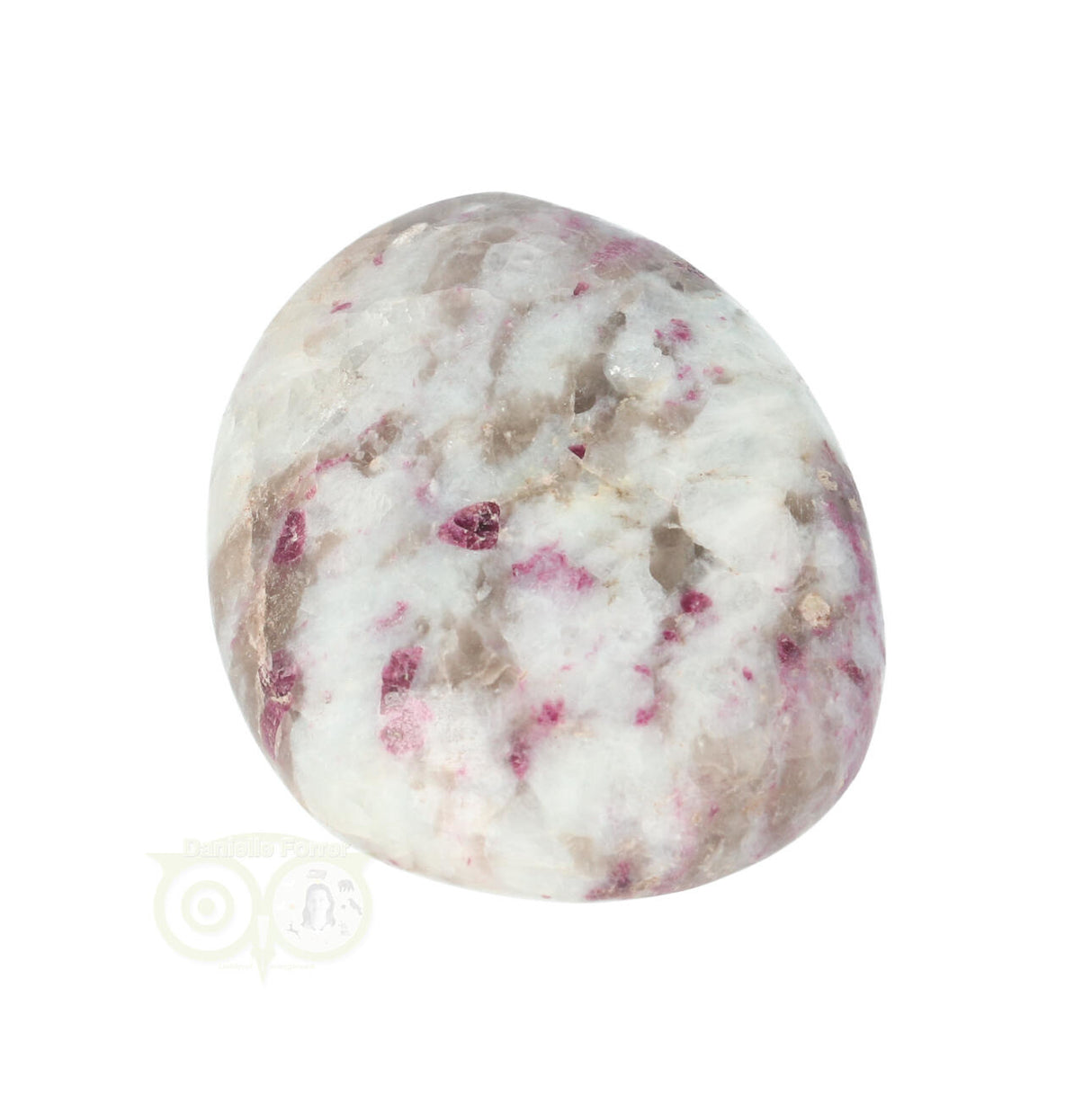 Rubbeliet ( rode toermalijn ) handsteen Nr 33