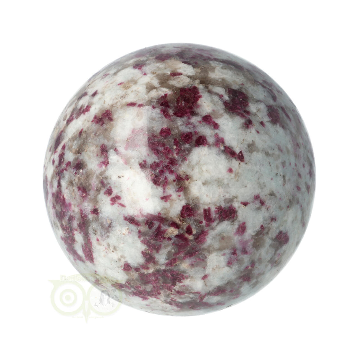 Rubbeliet ( rode toermalijn ) Bol Ø 8.57 cm