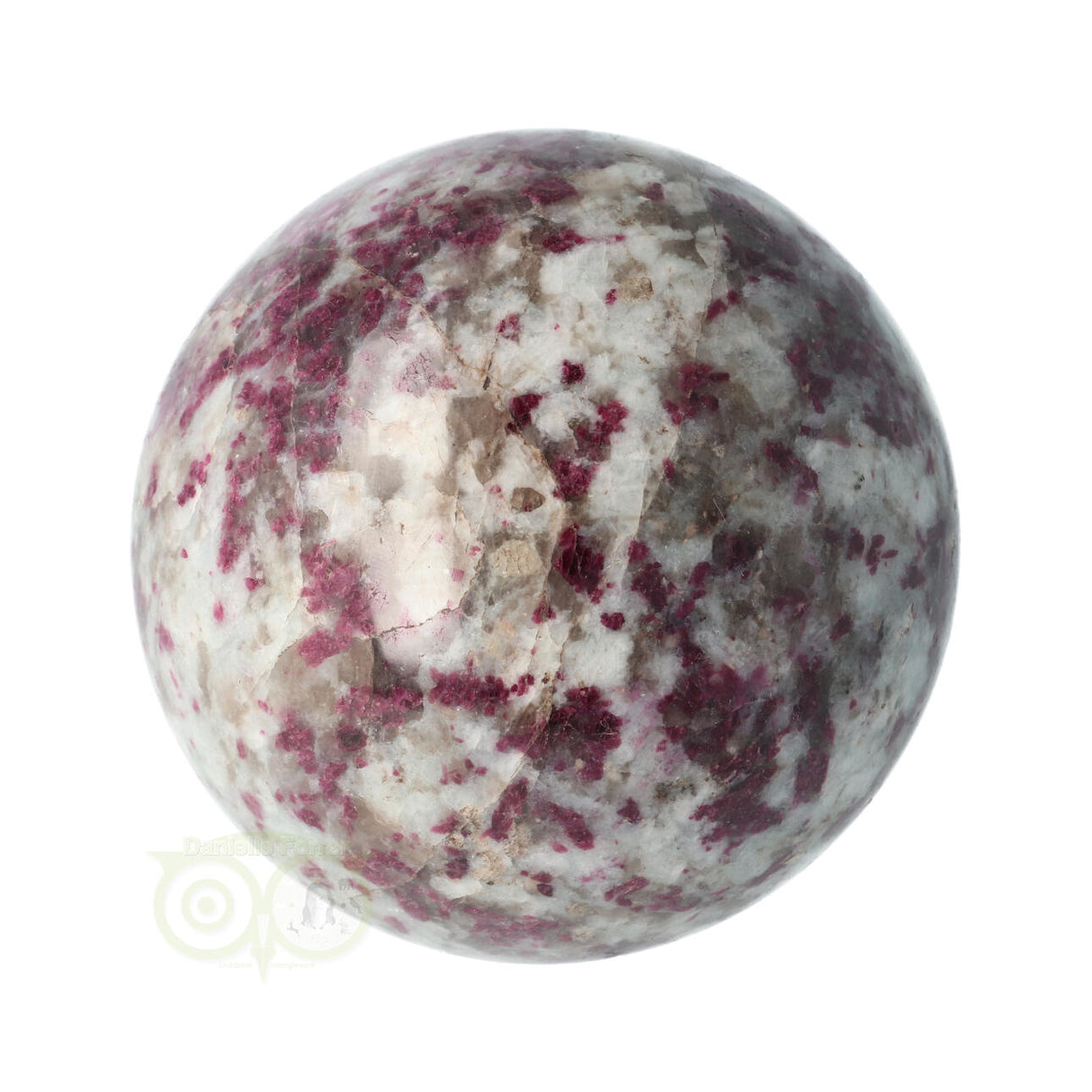 Rubbeliet ( rode toermalijn ) Bol Ø 8.57 cm