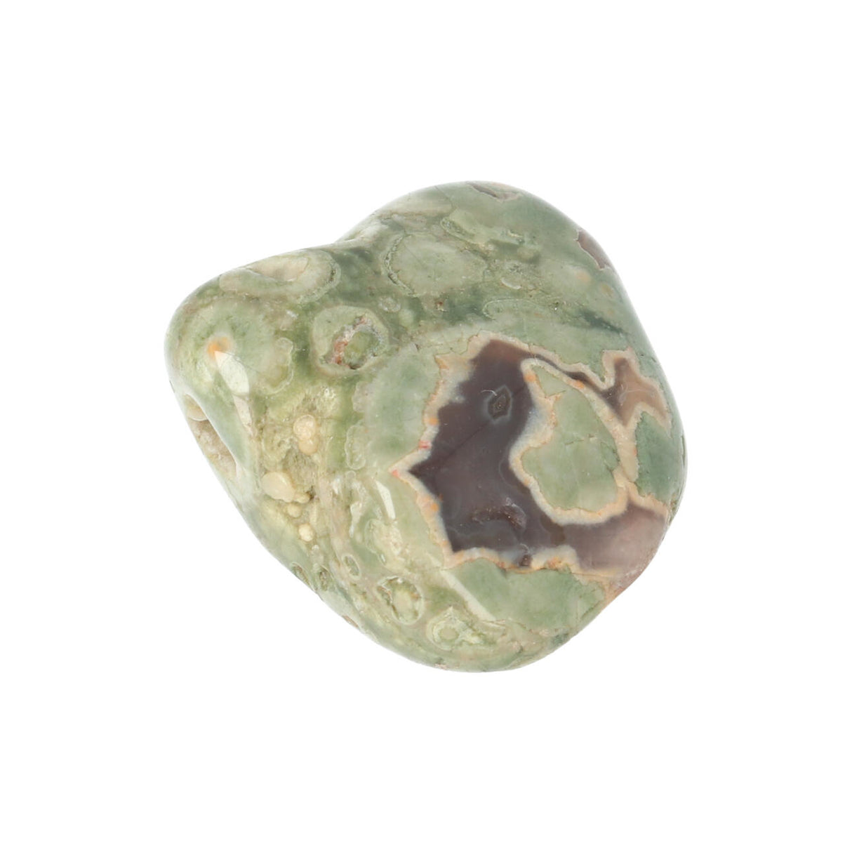 Rhyolith-Trommelstein Nr. 24