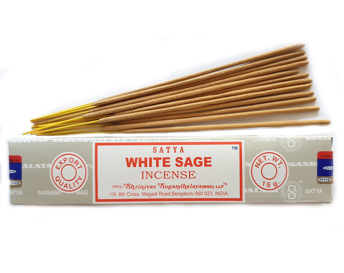Satya Weißer Salbei Räucherstäbchen - 15 Gramm