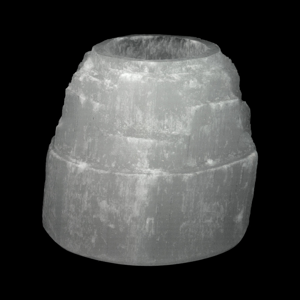 Selenite Mood Light No. 7 ⇑ 8 cm