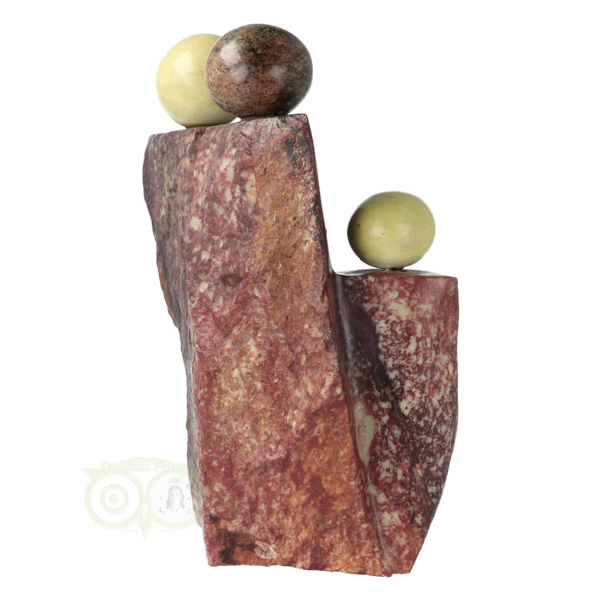 Serpentijn 'Family 3' Art-sculptuur Nr 4