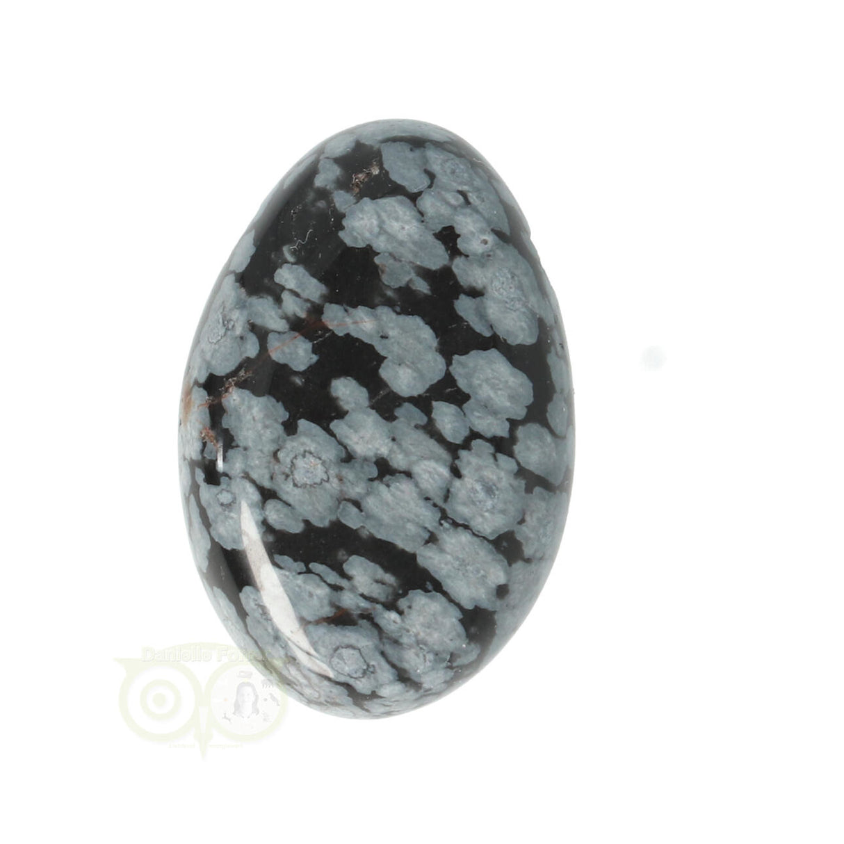 Sneeuwvlok Obsidiaan hanger Nr 15