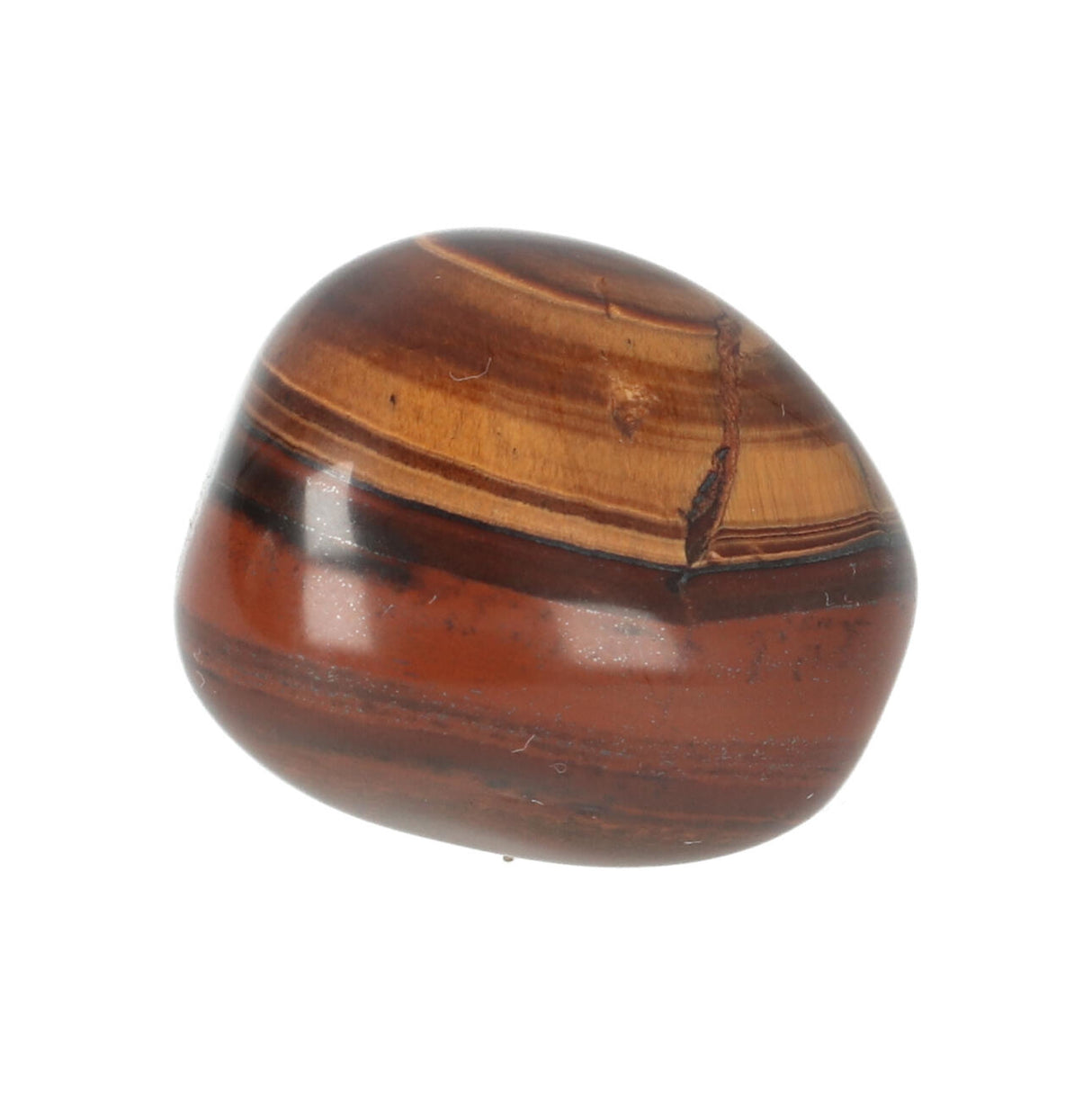 Tijgeroog geronde trommelsteen Nr 17