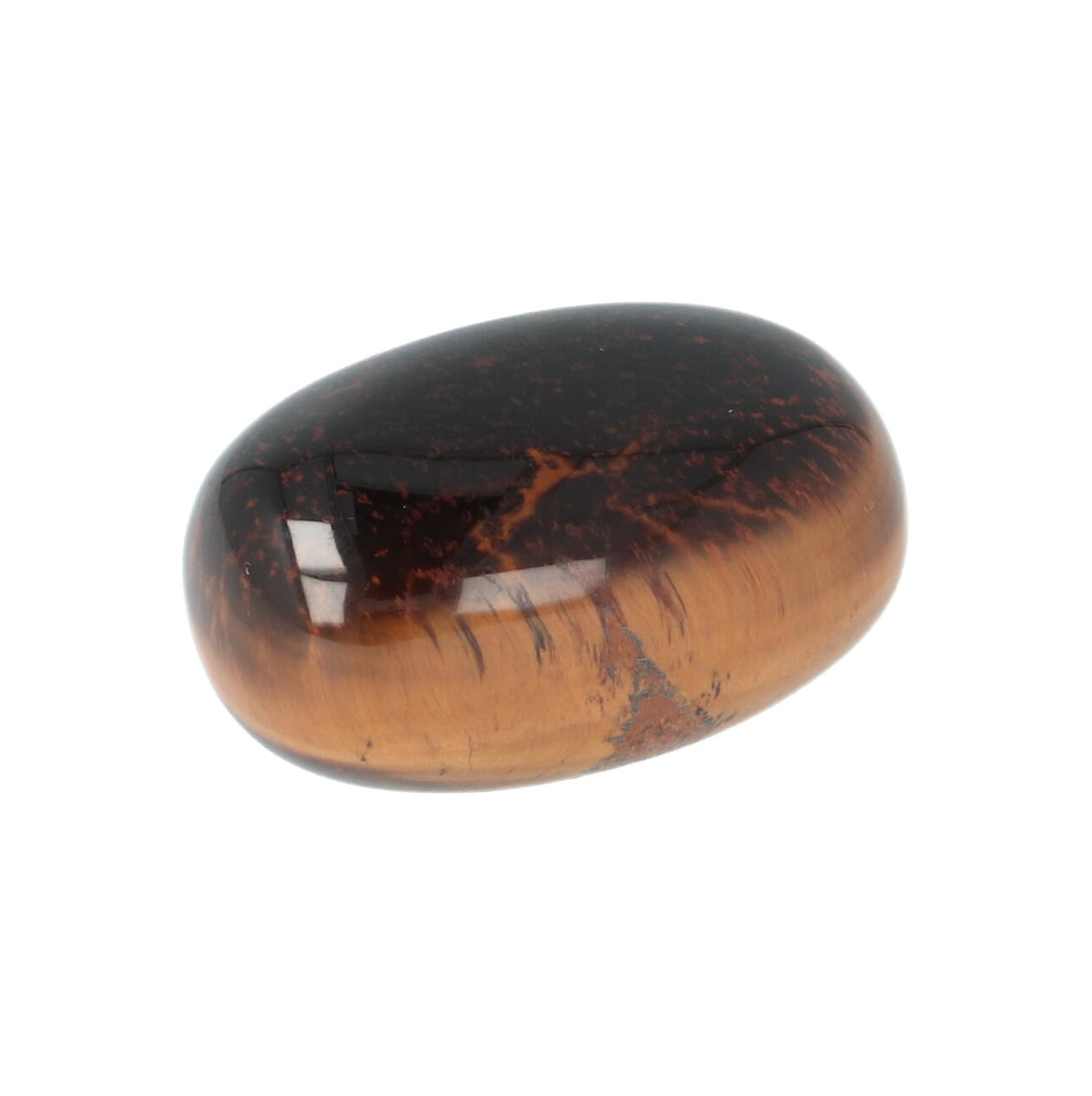 Tijgeroog geronde trommelsteen Nr 9