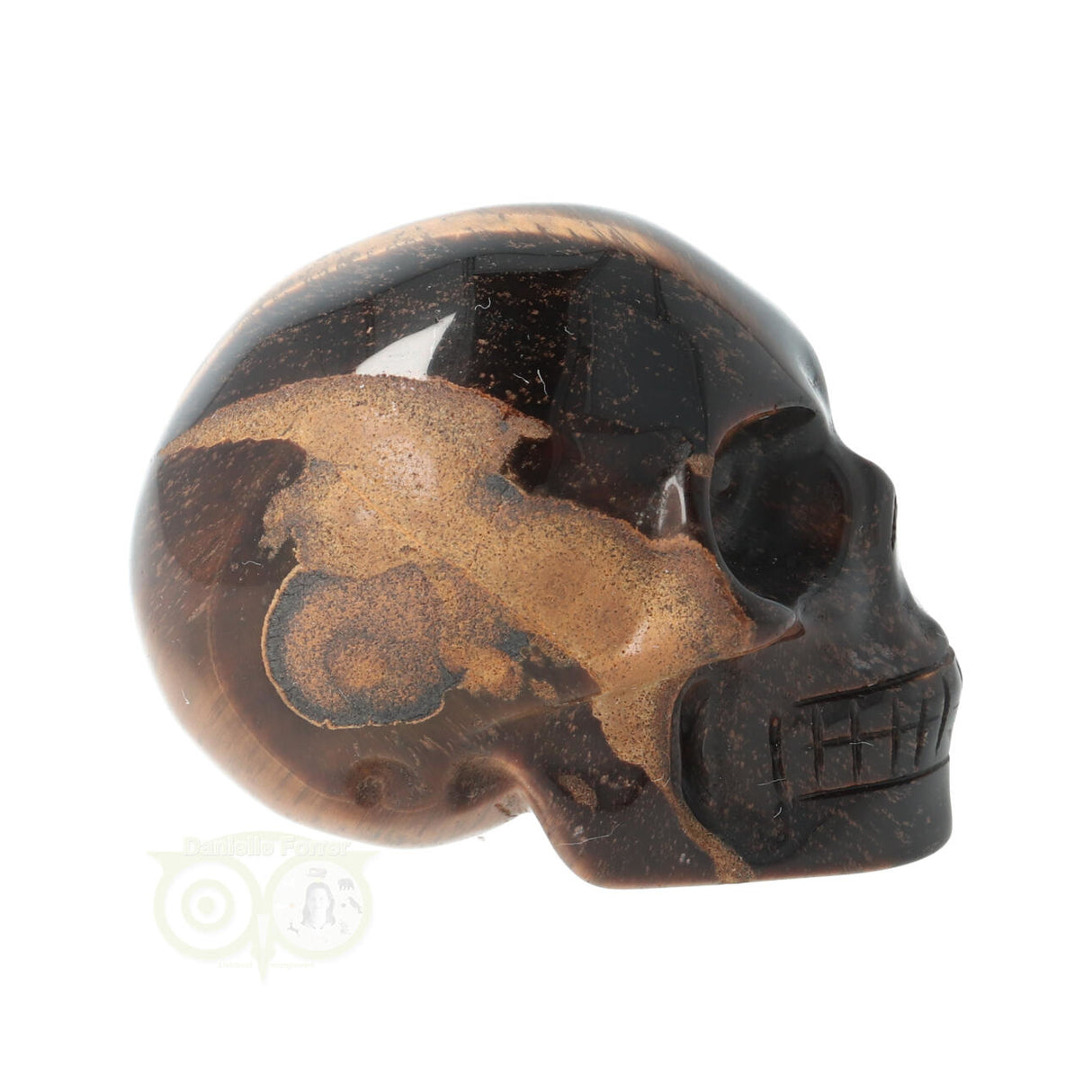 Tiger Eye Skull No. 18