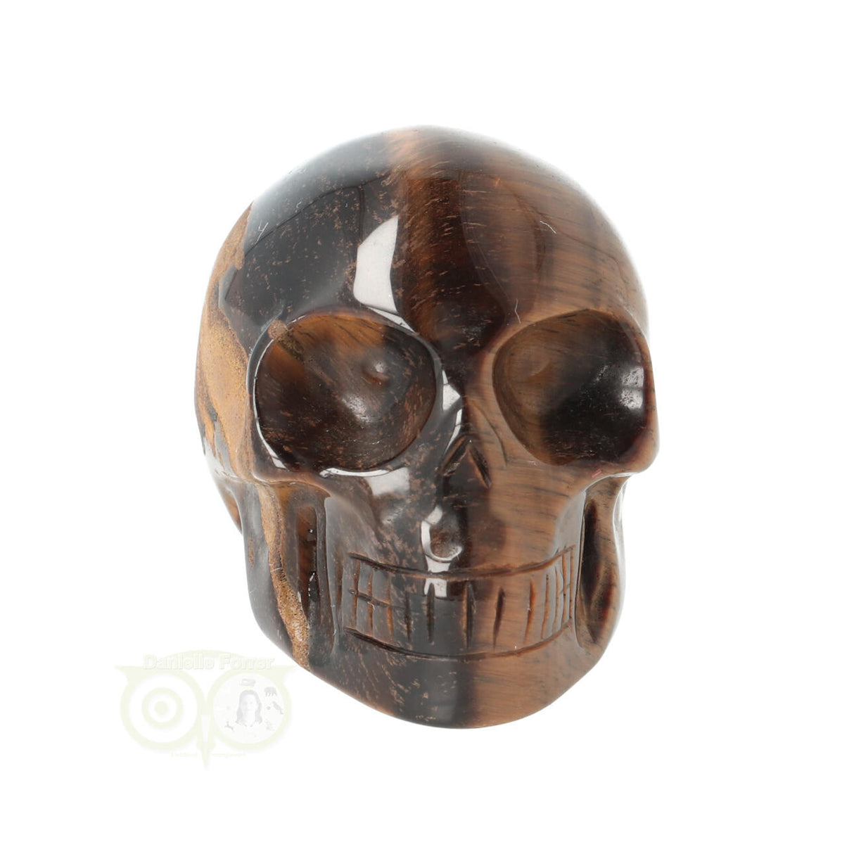 Tiger Eye Skull No. 18