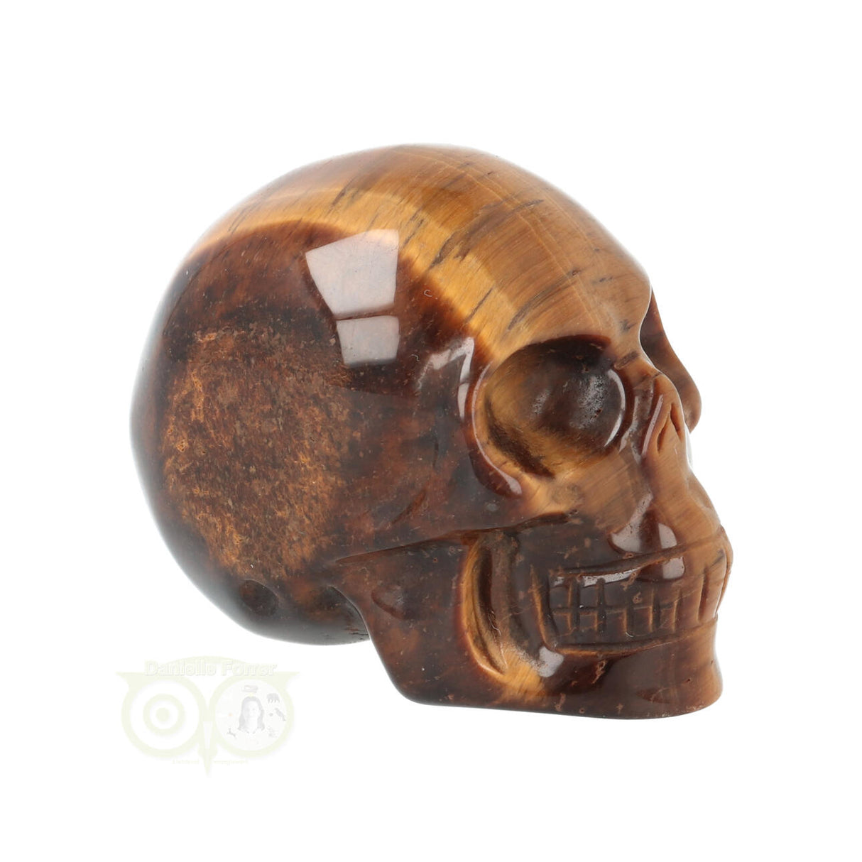 Tiger Eye Skull No. 3