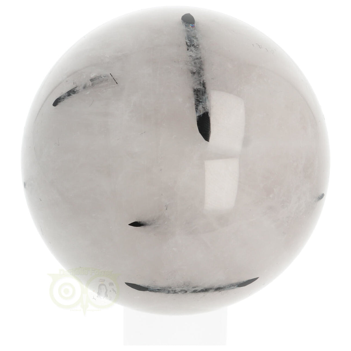 Toermalijn kwarts Bol Nr 25 - Ø 5.73 cm