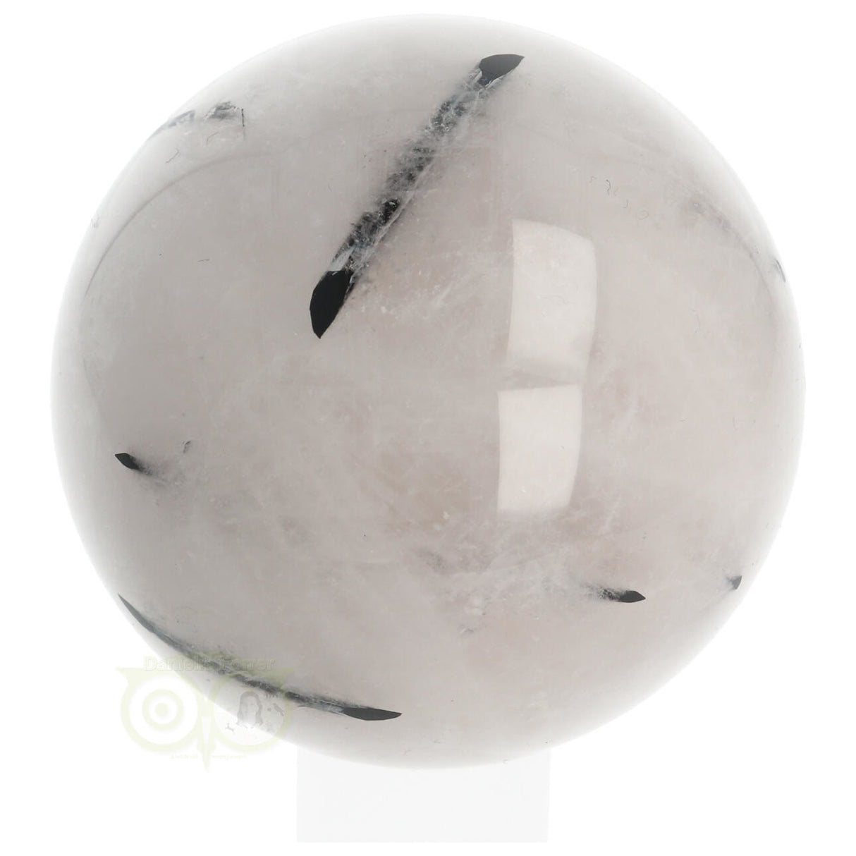 Toermalijn kwarts Bol Nr 25 - Ø 5.73 cm