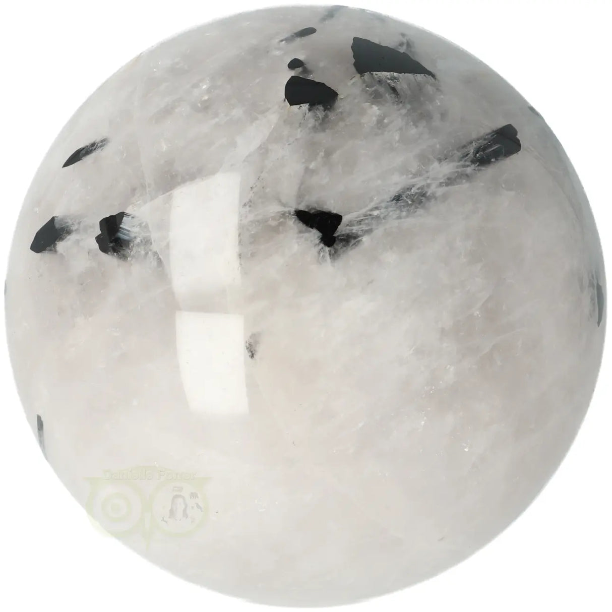 Toermalijn kwarts Bol Nr 28 - Ø 6.98 cm