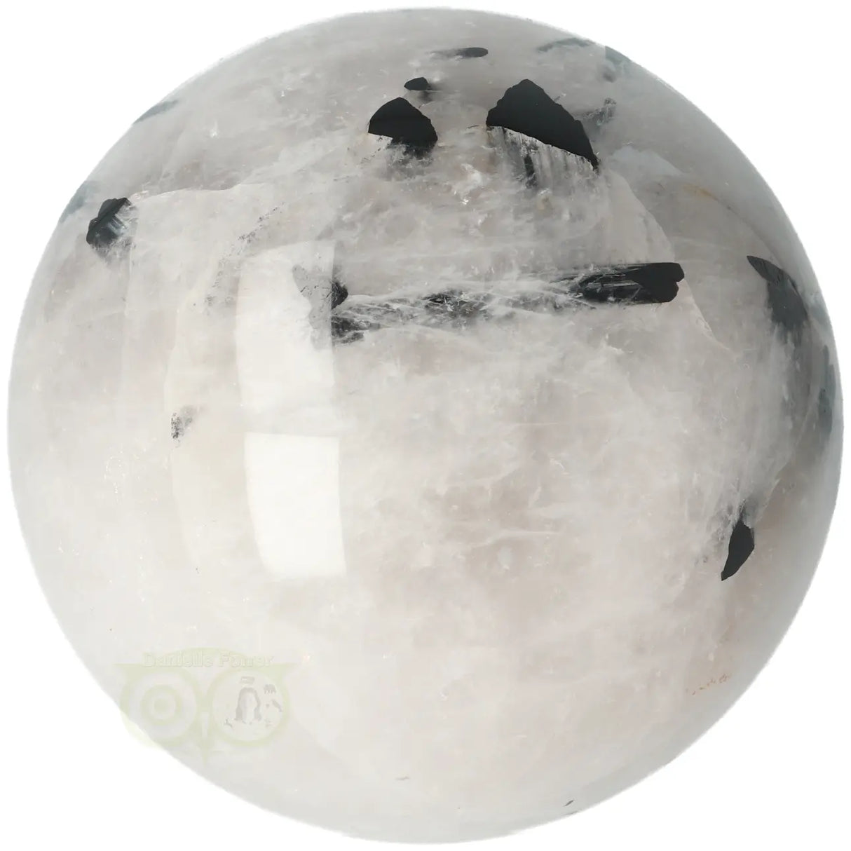 Toermalijn kwarts Bol Nr 28 - Ø 6.98 cm