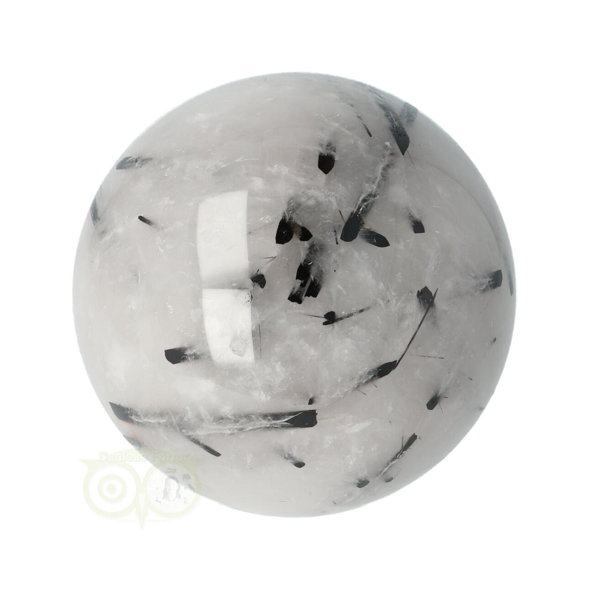 Toermalijn kwarts Bol Nr 24 - Ø 5.27 cm