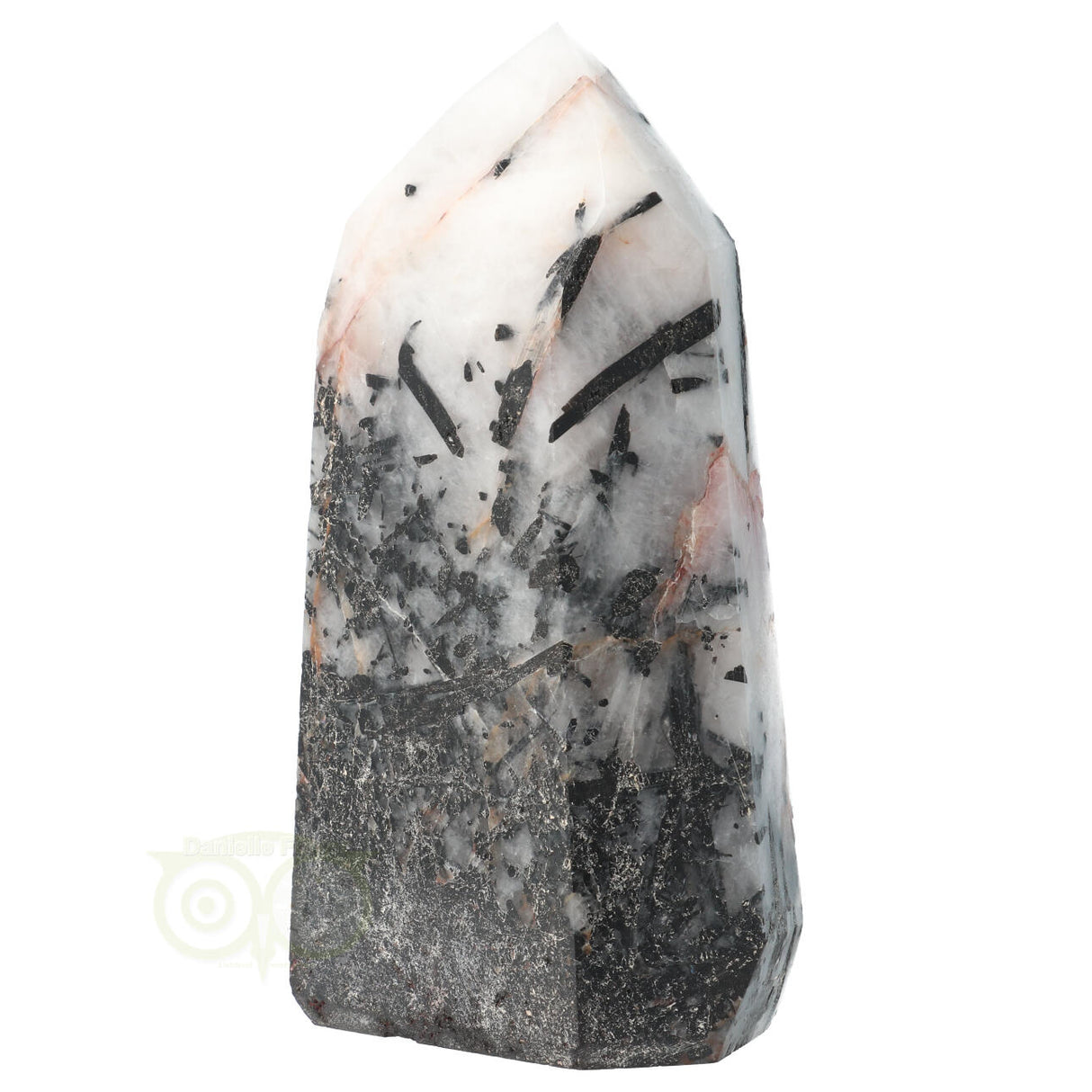 Toermalijnkwarts obelisk Nr 16