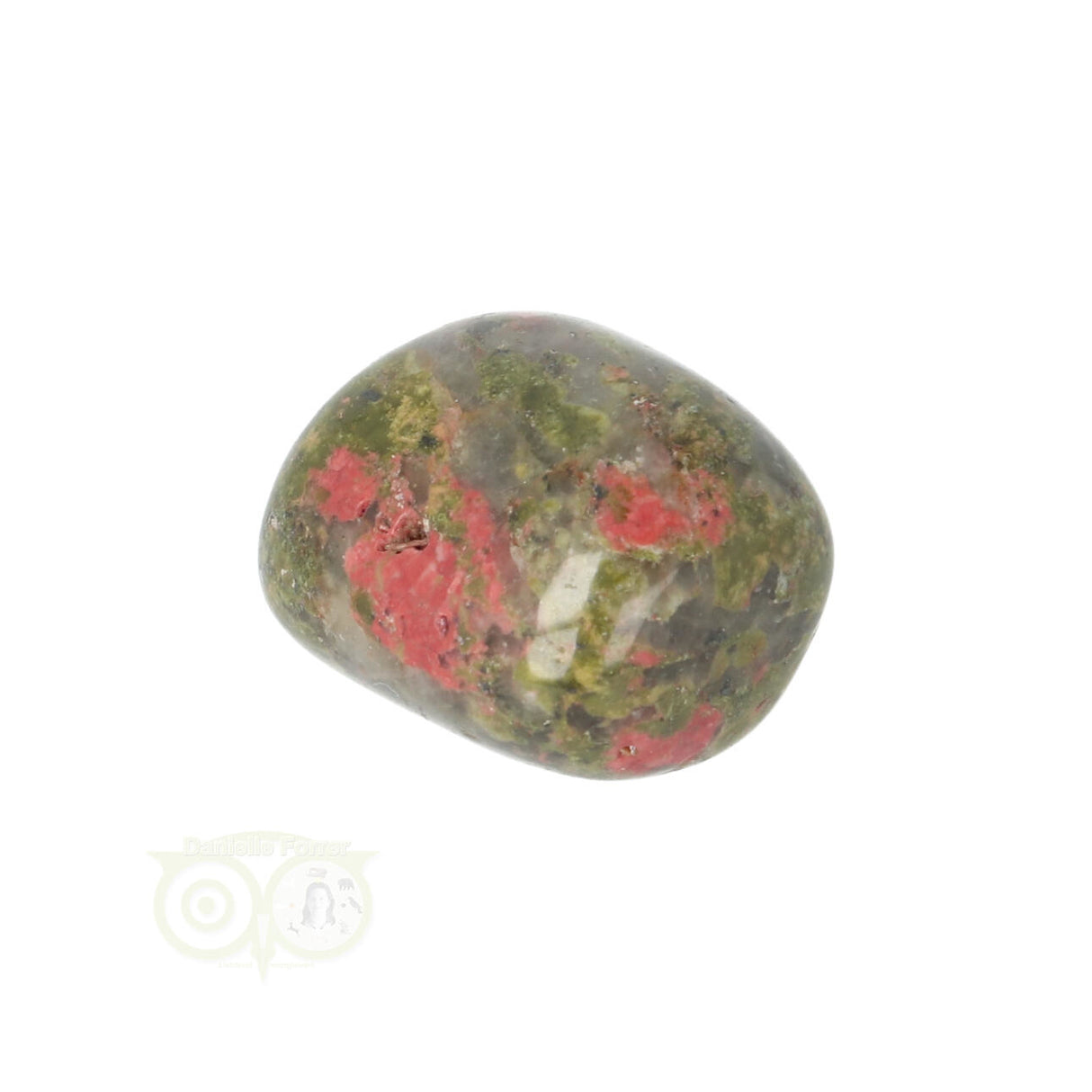 Unakite tumbled stone No. 23
