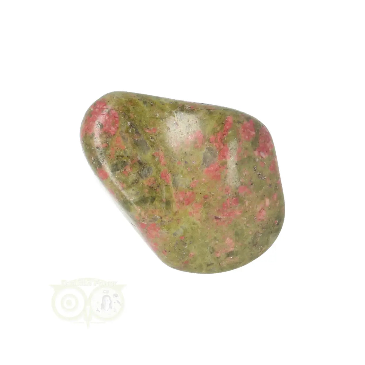 Unakite tumbled stone No. 35