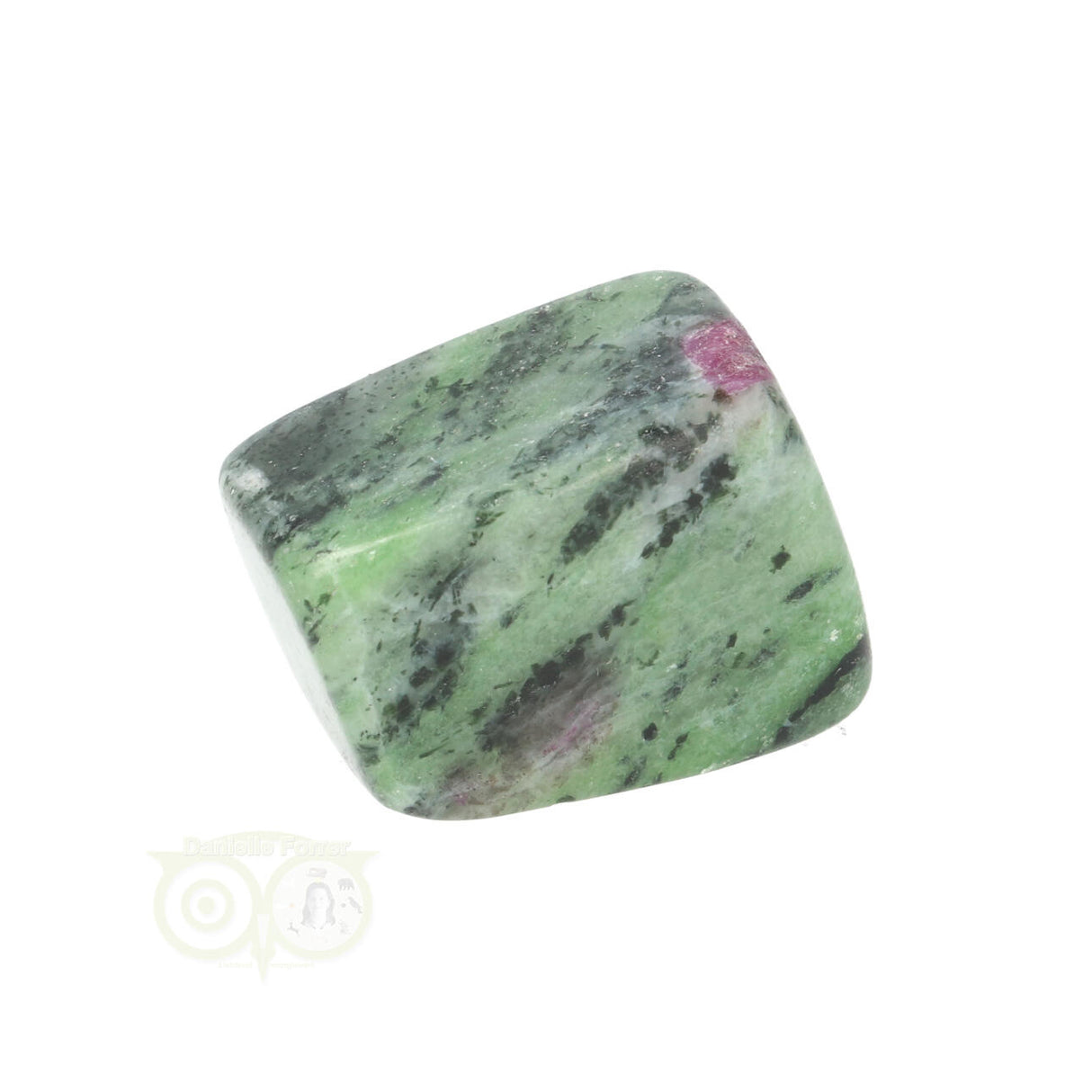 Zoisite (Anyolite) tumbled stone No. 12