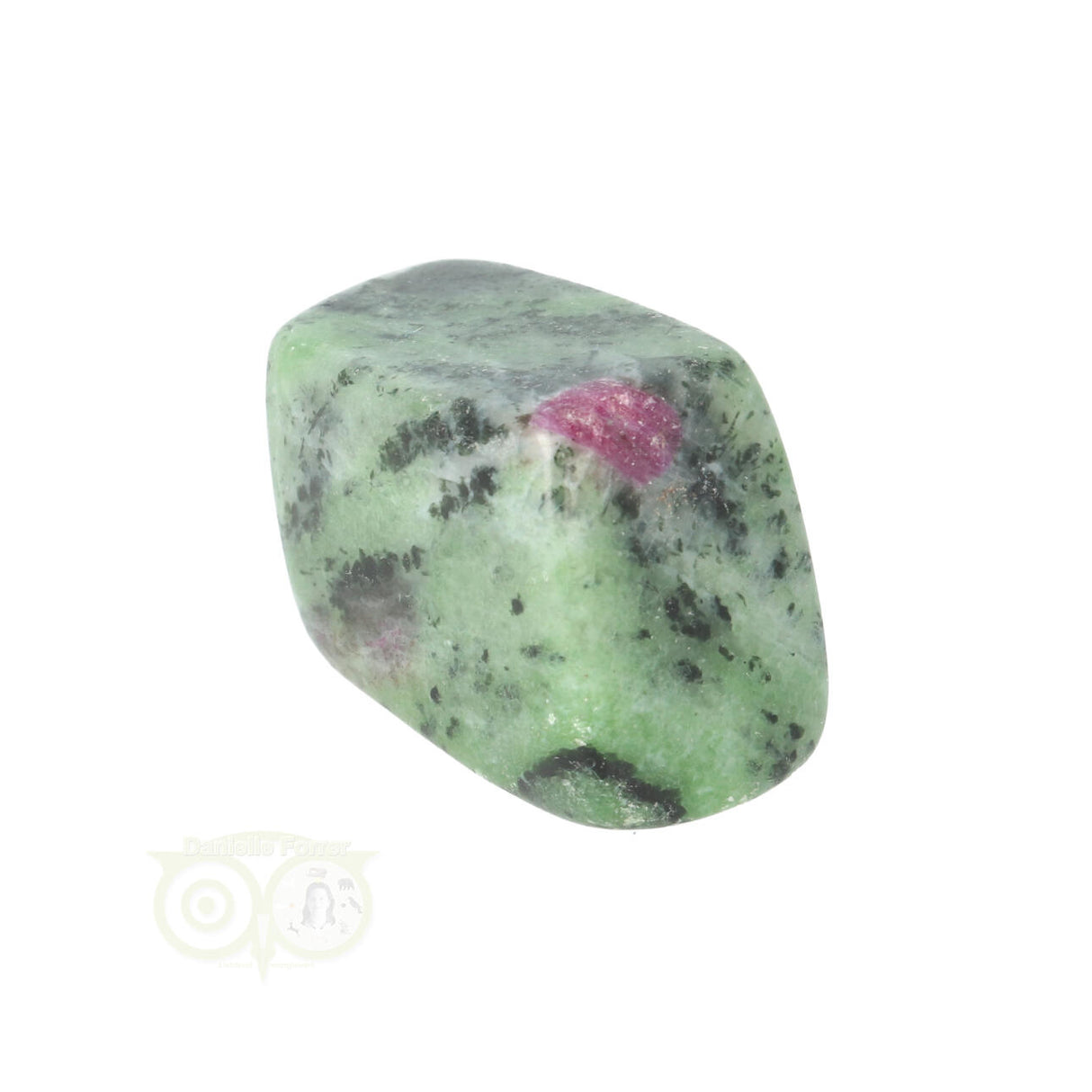 Zoisite (Anyolite) tumbled stone No. 12