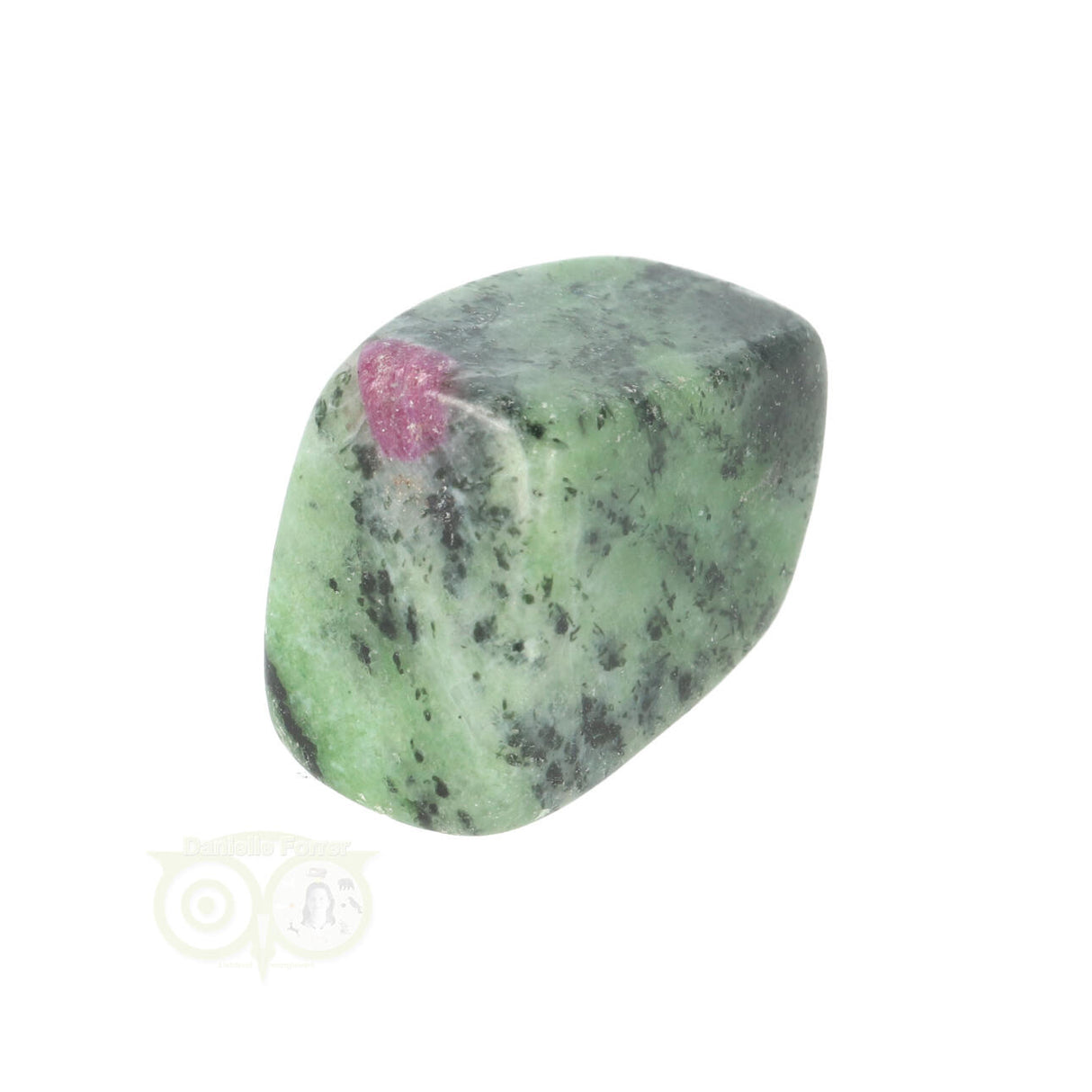 Zoisite (Anyolite) tumbled stone No. 12