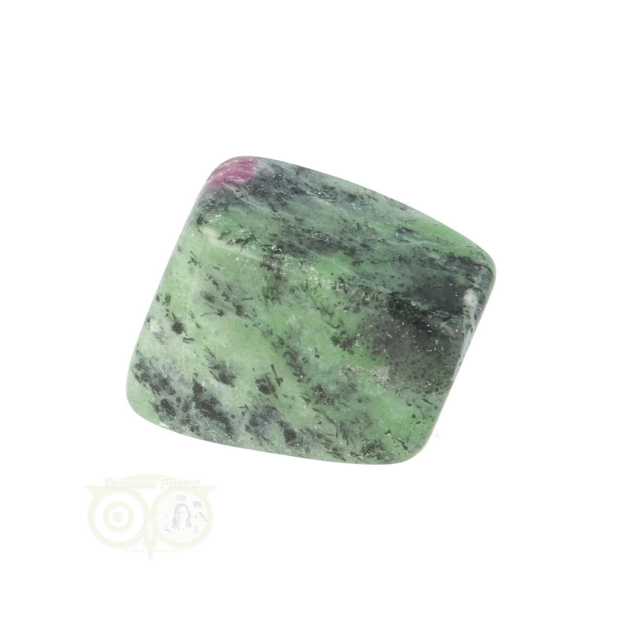 Zoisite (Anyolite) tumbled stone No. 12
