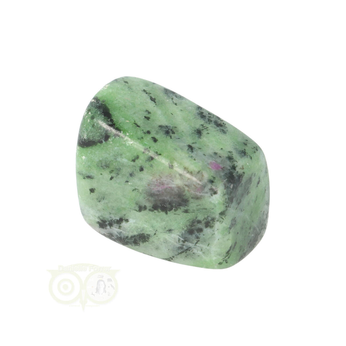 Zoisite (Anyolite) tumbled stone No. 12