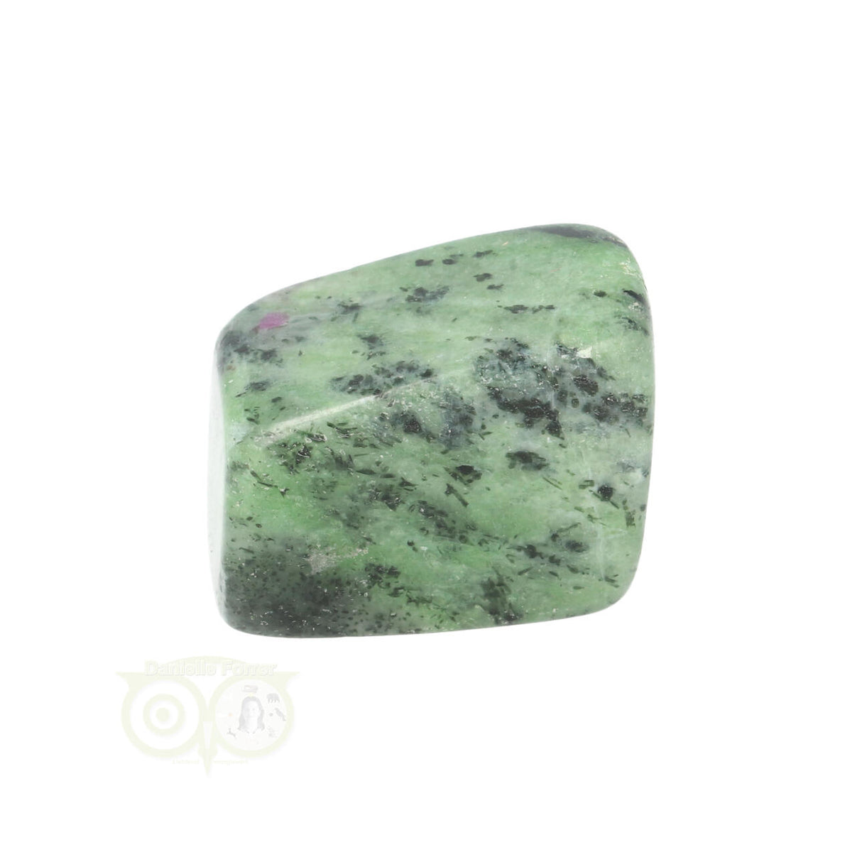Zoisite (Anyolite) tumbled stone No. 12