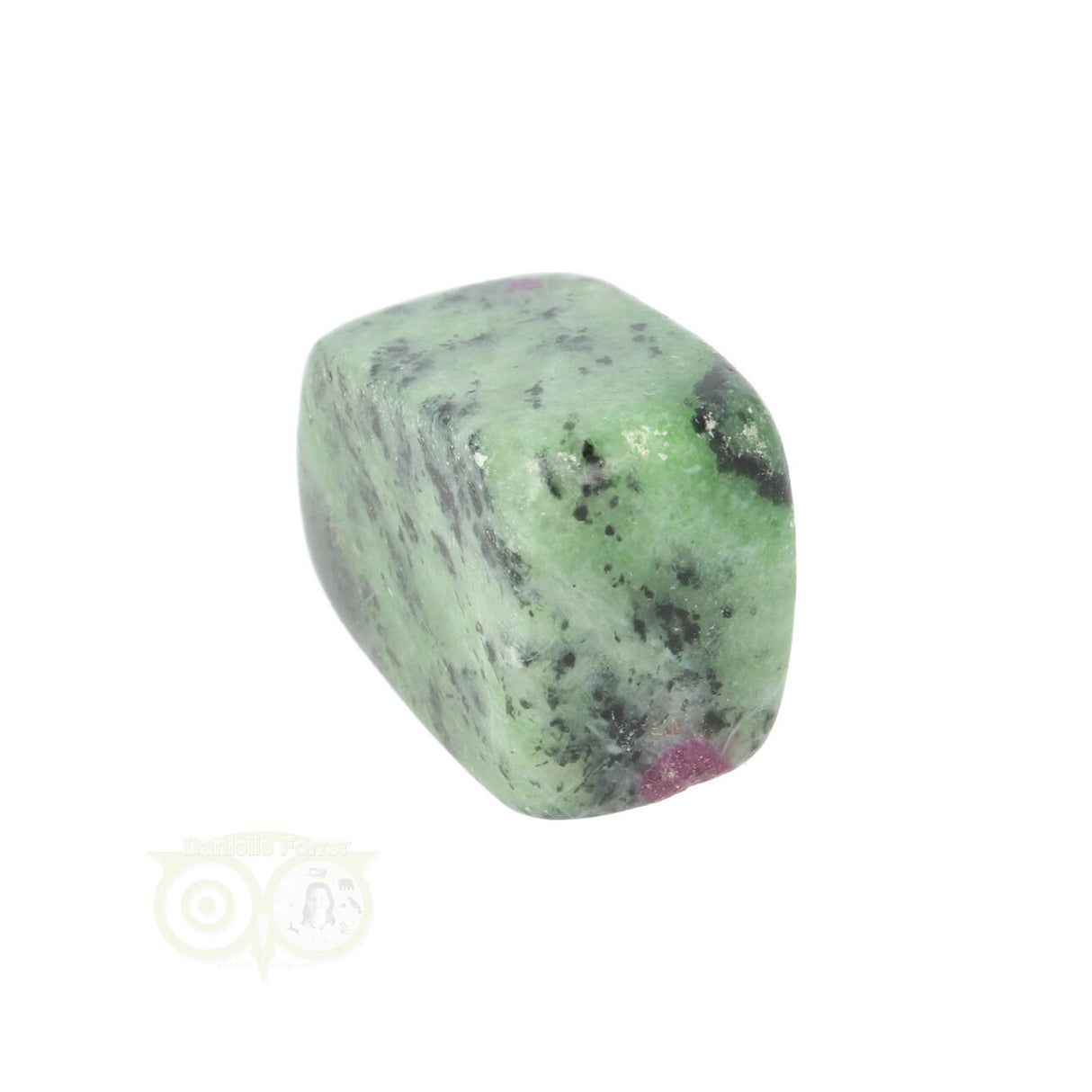 Zoisite (Anyolite) tumbled stone No. 12