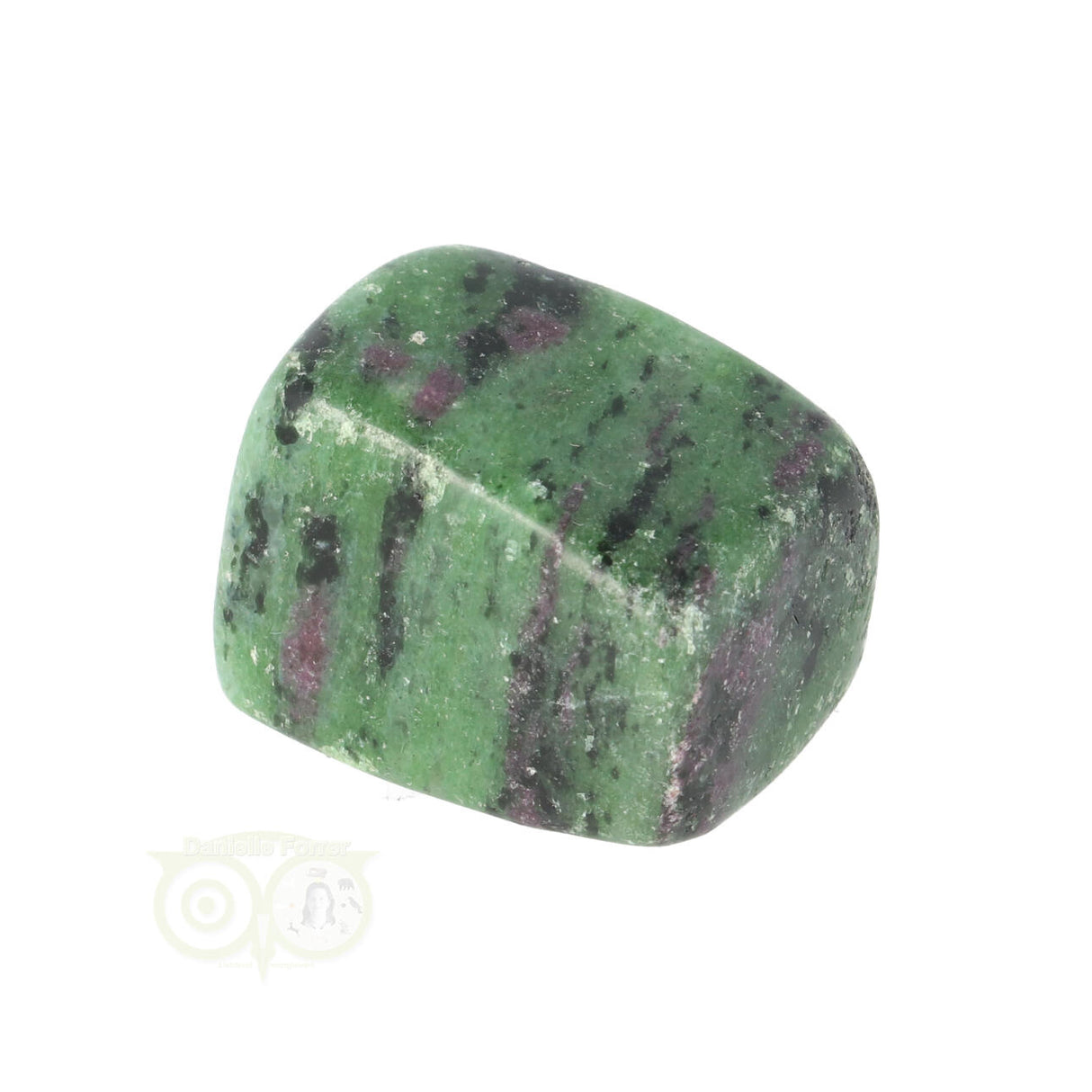 Zoisite (Anyolite) tumbled stone No. 18