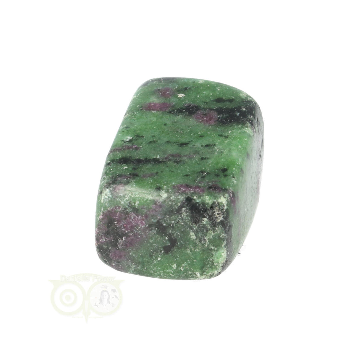 Zoisite (Anyolite) tumbled stone No. 18