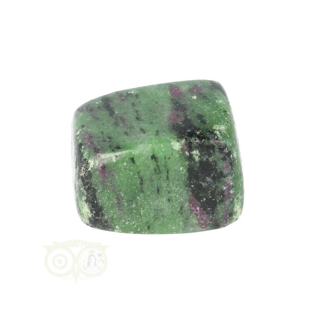 Zoisite (Anyolite) tumbled stone No. 18