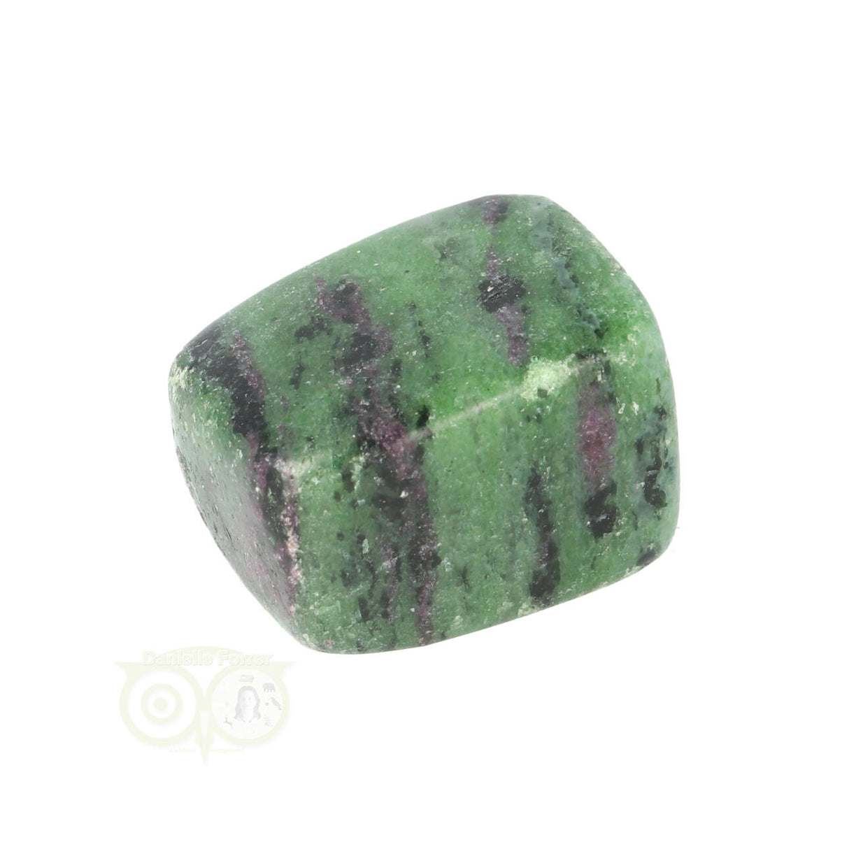 Zoisite (Anyolite) tumbled stone No. 18