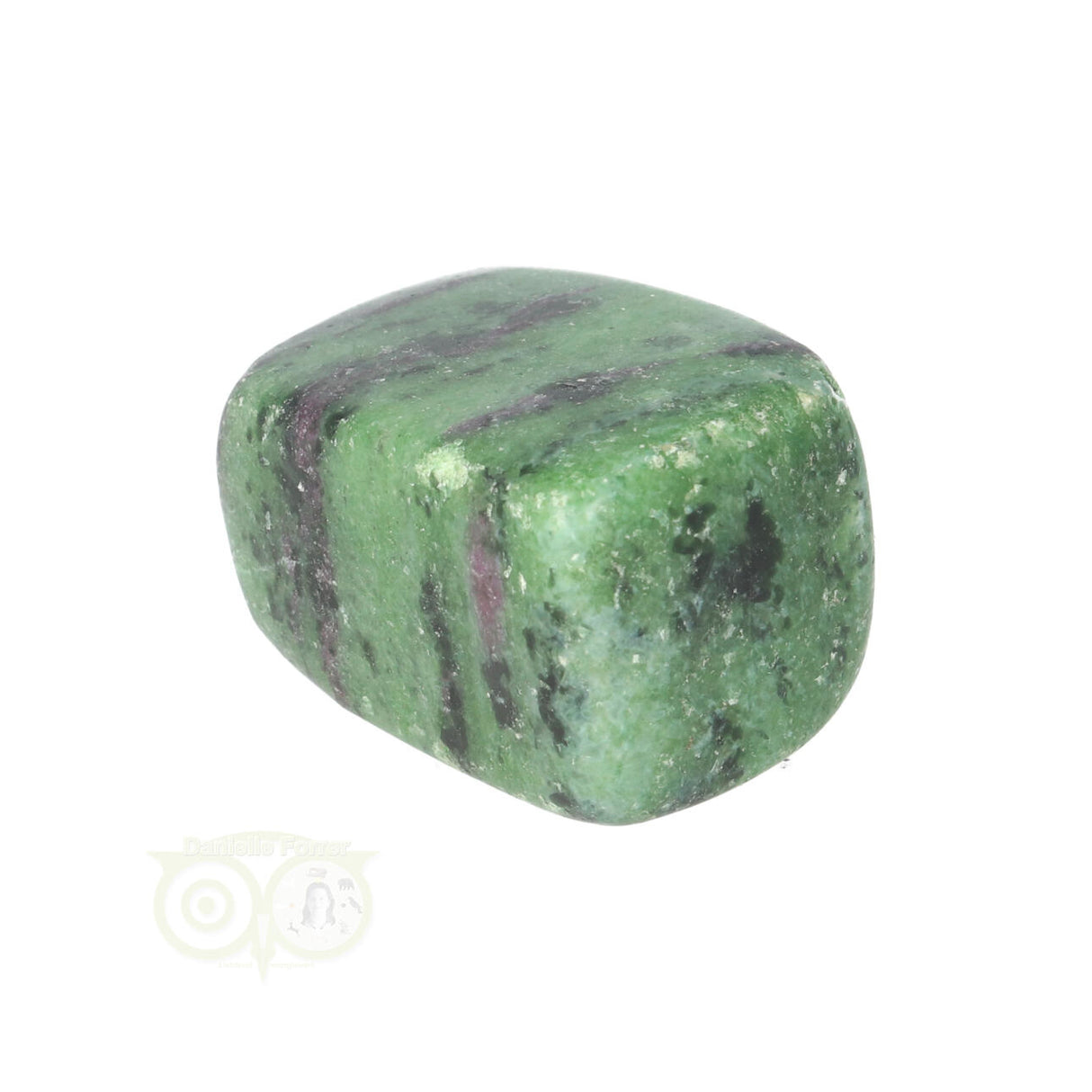 Zoisite (Anyolite) tumbled stone No. 18