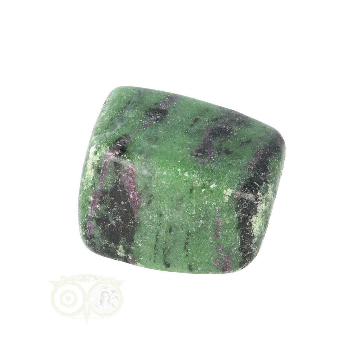 Zoisite (Anyolite) tumbled stone No. 18