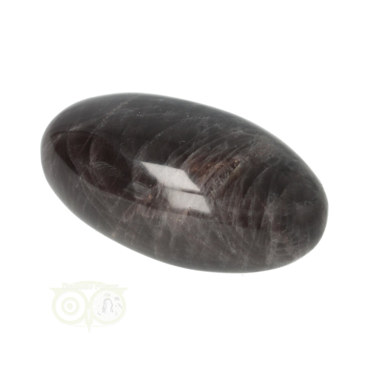 Black Moonstone hand stone No. 73