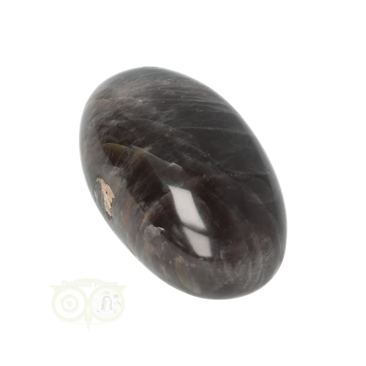 Black Moonstone hand stone No. 73