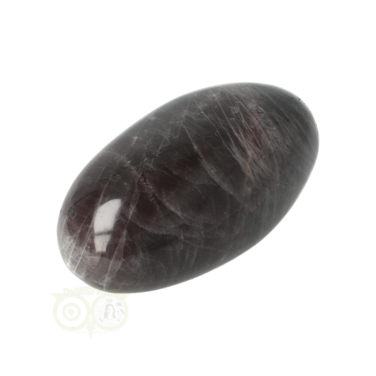 Black Moonstone hand stone No. 73