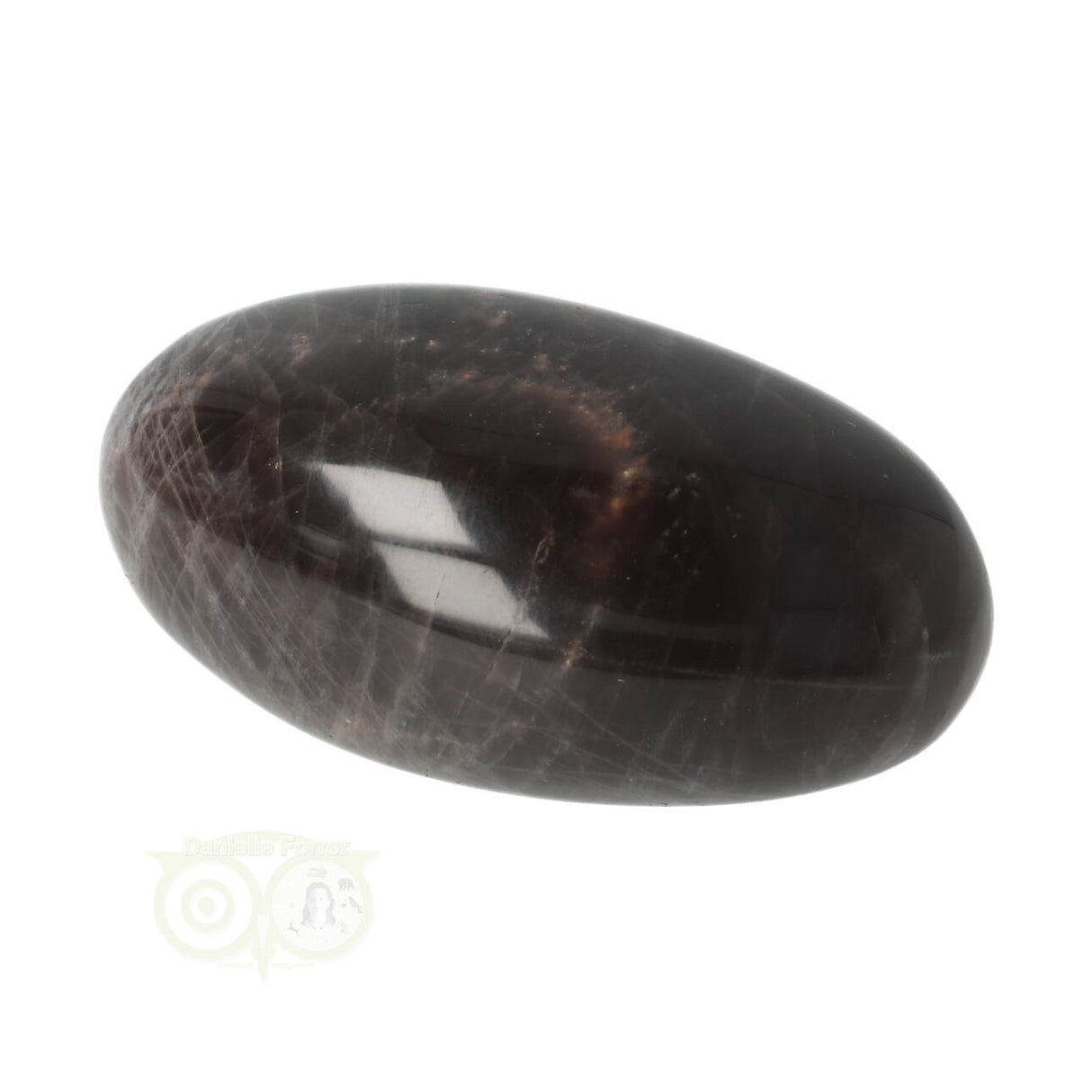 Black Moonstone hand stone No. 73