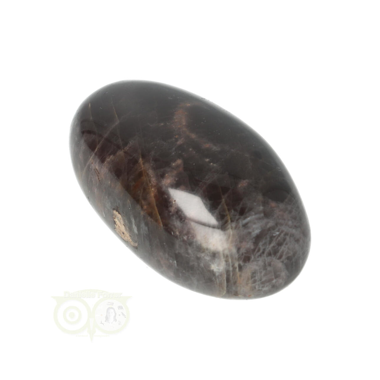 Black Moonstone hand stone No. 73