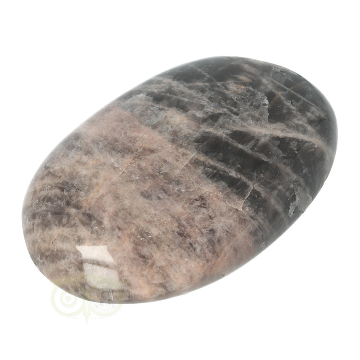 Zwarte Maansteen handsteen Nr 75
