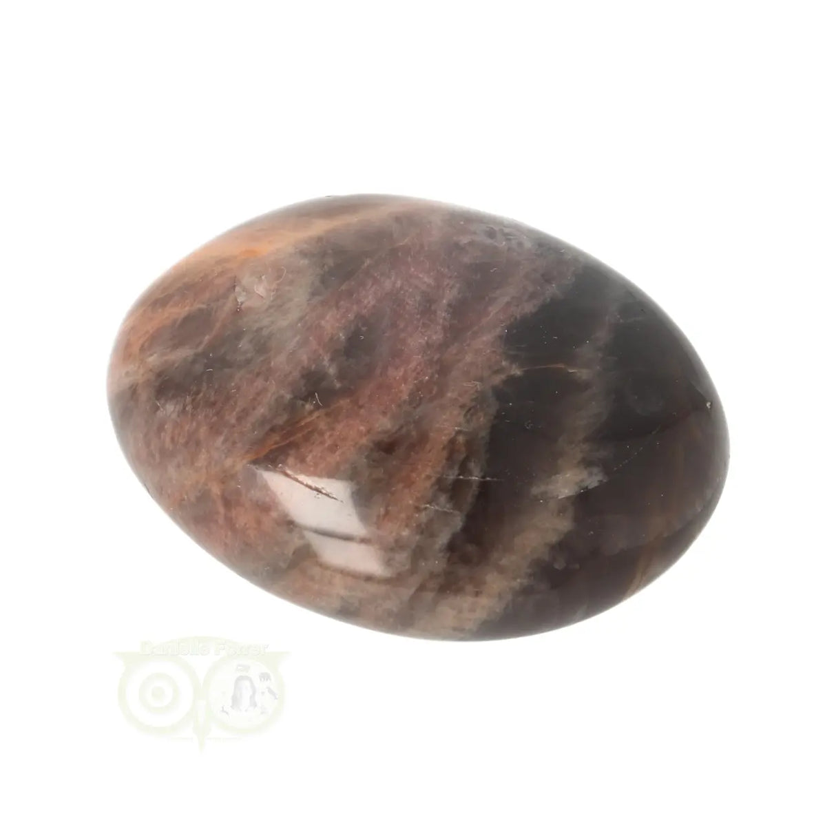 Zwarte Maansteen handsteen Nr 86