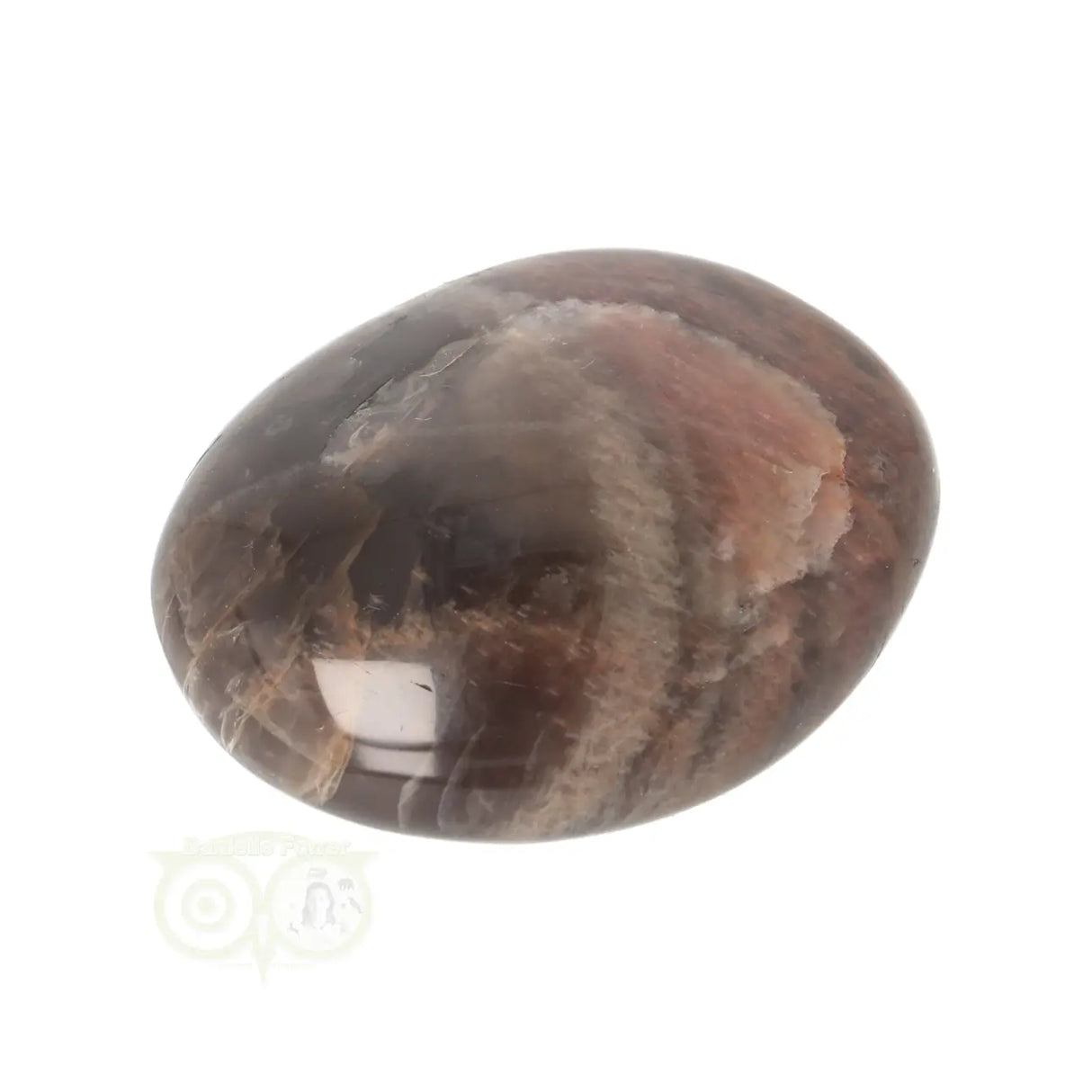 Zwarte Maansteen handsteen Nr 86