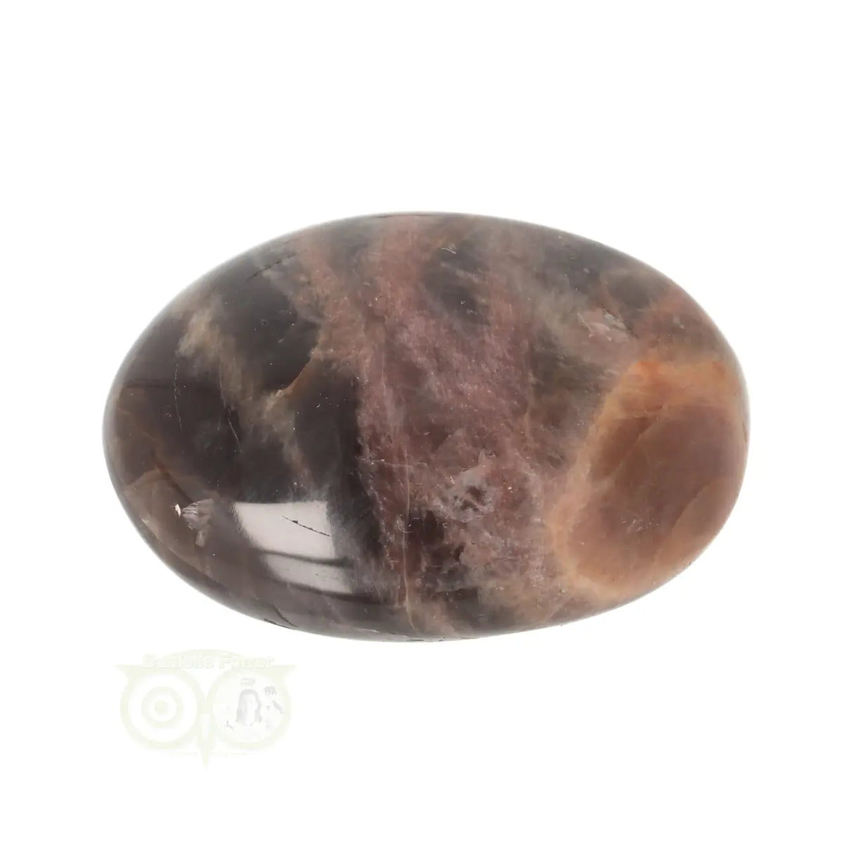 Zwarte Maansteen handsteen Nr 86