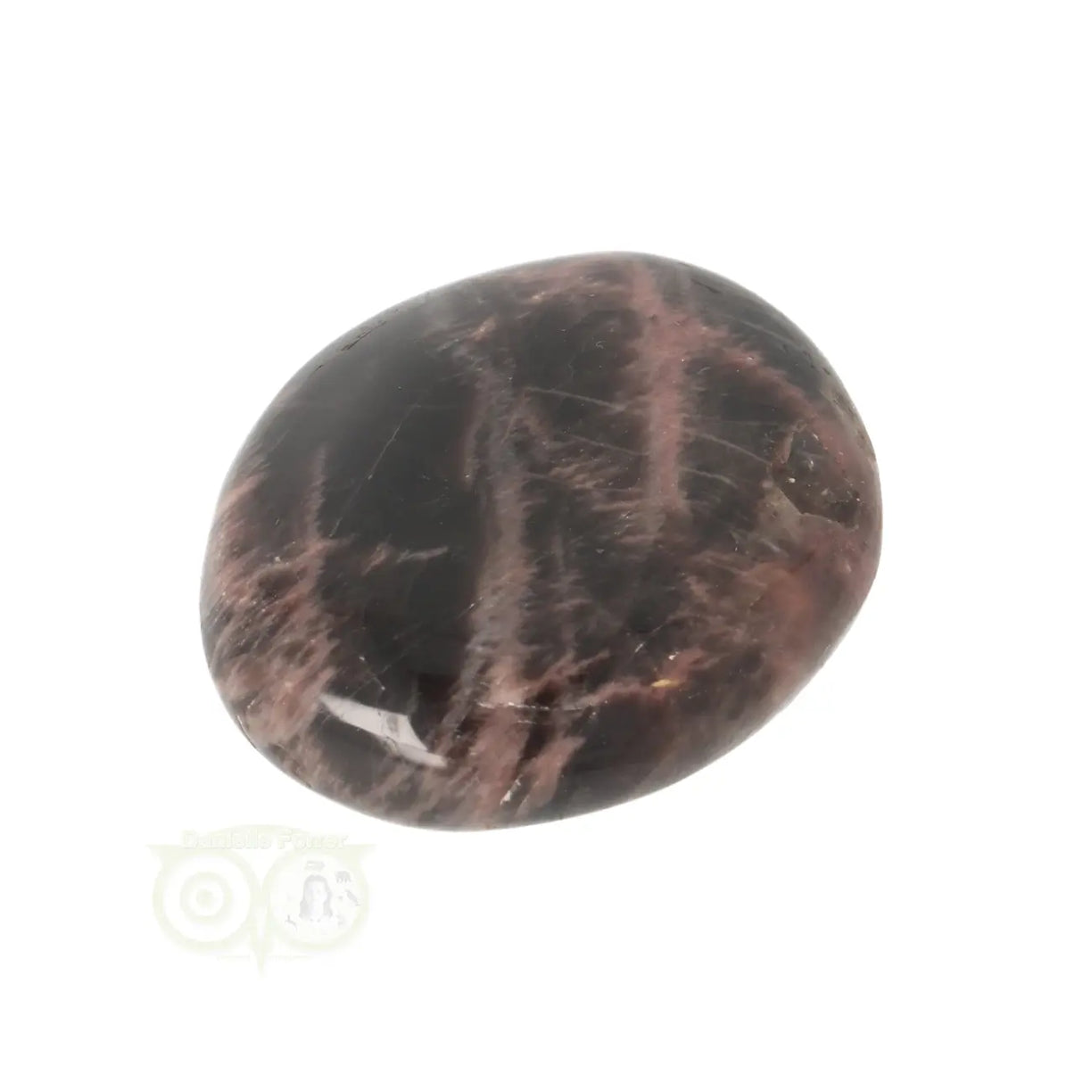 Zwarte Maansteen handsteen Nr 87