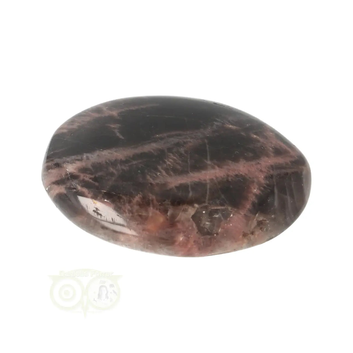 Zwarte Maansteen handsteen Nr 87