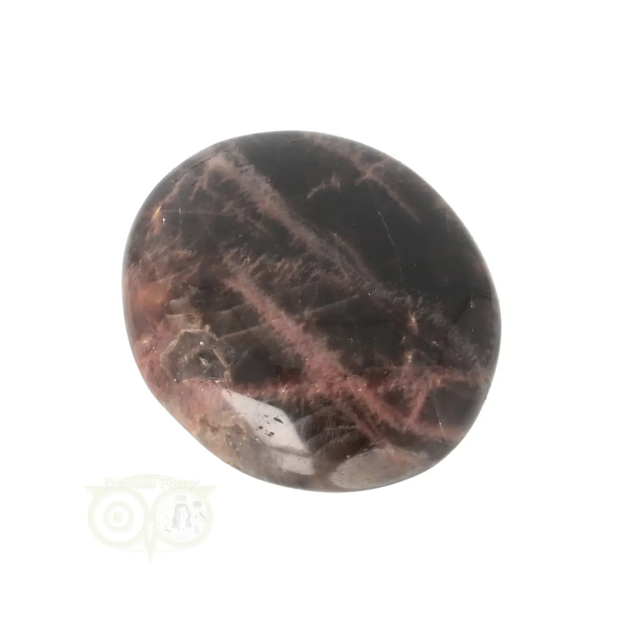 Zwarte Maansteen handsteen Nr 87