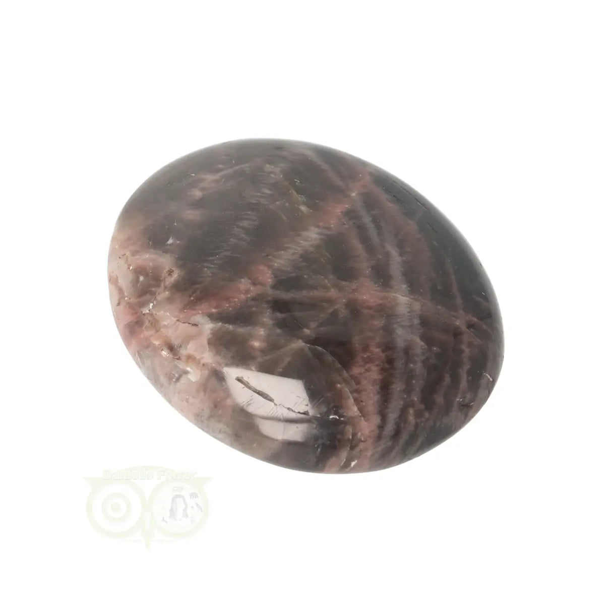 Zwarte Maansteen handsteen Nr 87