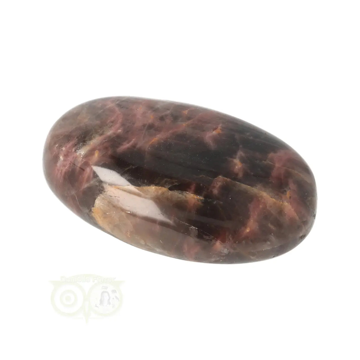 Zwarte Maansteen handsteen Nr 88