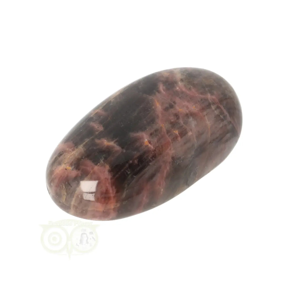 Zwarte Maansteen handsteen Nr 88