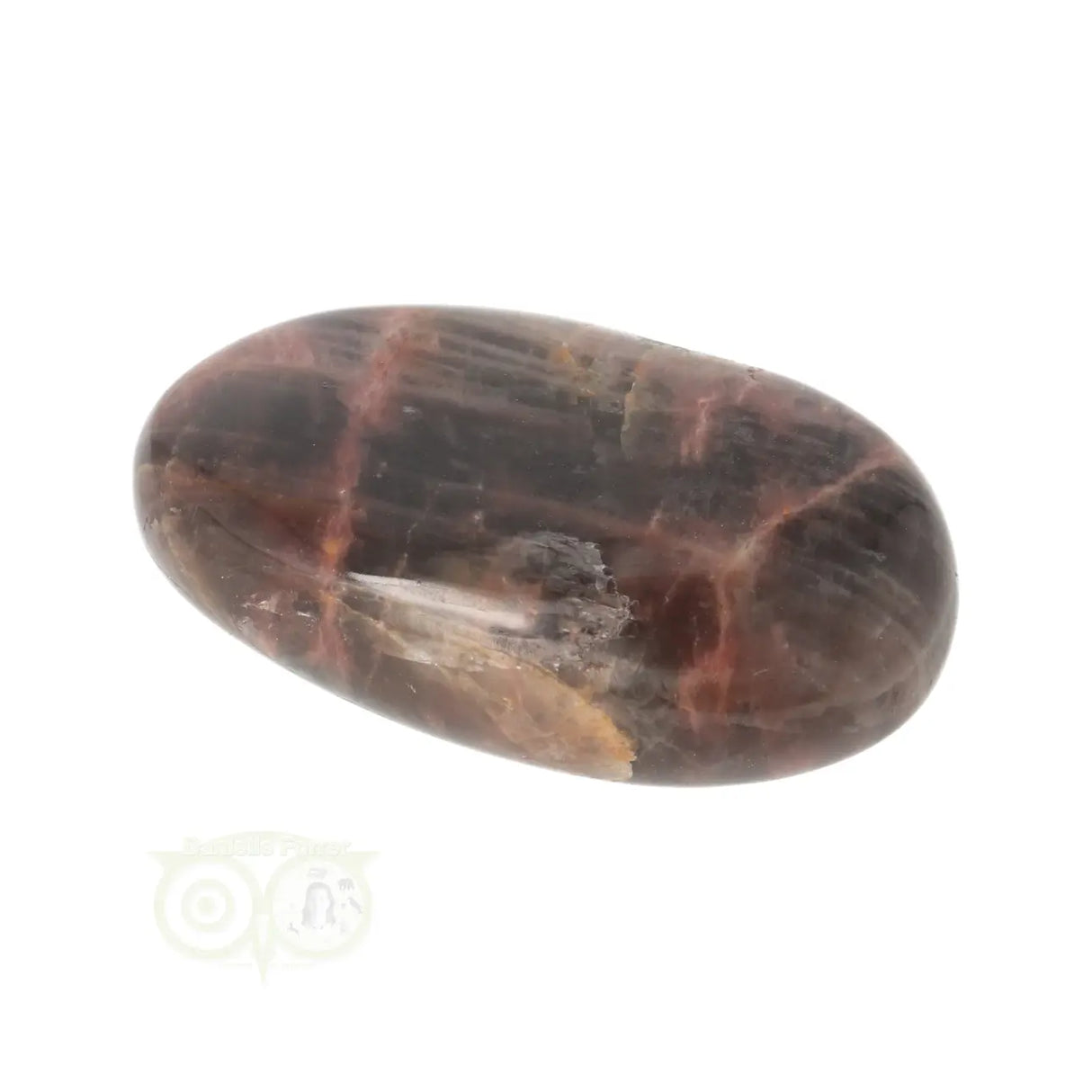 Zwarte Maansteen handsteen Nr 88